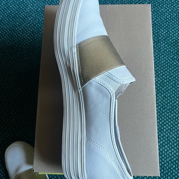 White Leather Keds SZ 11 - Picture 2 of 5